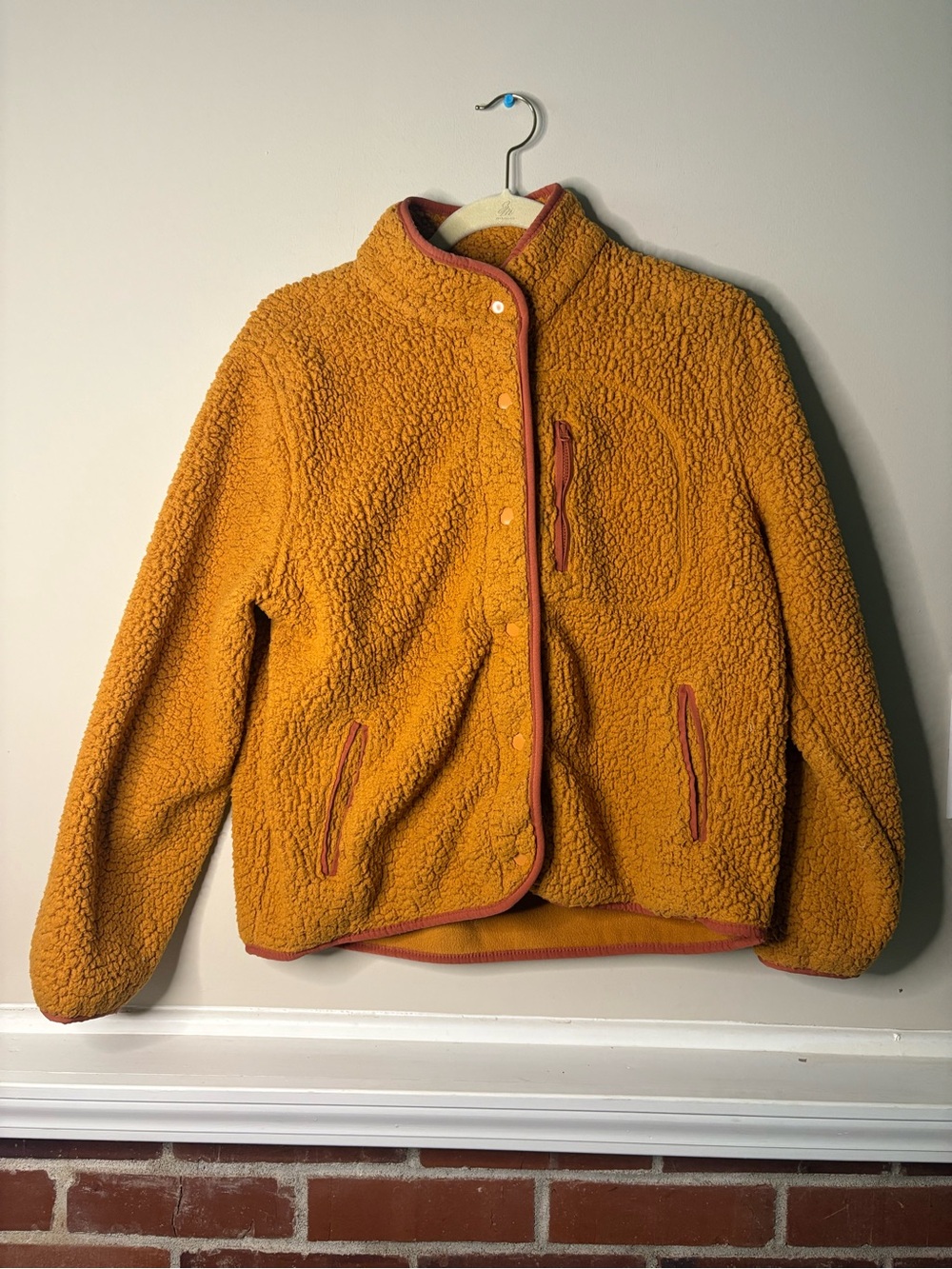 Universal Thread Mustard Sherpa Jacket - Plush Fleece Lining